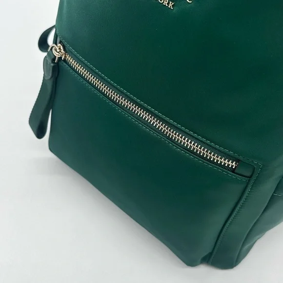 Kate Spade Chelsea Medium Backpack Green/Gold (NWT) - Picture 7 of 11